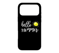 Carcasa para iPhone 17 Pro MAX Hello Summer with Happy Sun for Summer Vacation & Holidays