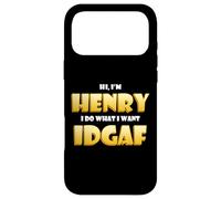 Carcasa para iPhone 17 Pro MAX Henry Costume Idgaf Funny Meme Halloween Costume For Henrys