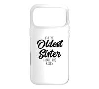 Carcasa para iPhone 17 Pro MAX Hermana Mayor I Make The Rules Funny Matching Hermano