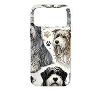Carcasa para iPhone 17 Pro MAX Hermoso patrón de Collies barbudos Lindo Collie Barbudo