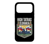 Carcasa para iPhone 17 Pro MAX High Tatras Bandera de Eslovaquia Vintage Mountain Travel Art