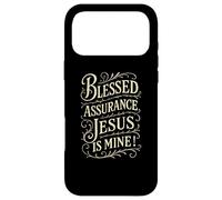 Carcasa para iPhone 17 Pro MAX Himnos - Bendita Seguridad de Que Jesús es mío - Vintage Christian
