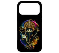 Carcasa para iPhone 17 Pro MAX Hindu Ganesha Puja Elephant God India Meditation Yoga Murti