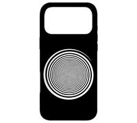 Carcasa para iPhone 17 Pro MAX Hipnosis Espiral hipnótica Espiral Trippy Blanco Espiral