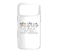 Carcasa para iPhone 17 Pro MAX His Mercies Are New Every Morning Bible Verse Christian God