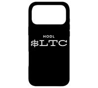 Carcasa para iPhone 17 Pro MAX HODL LTC Litecoin Blockchain Cryptocurrency Coin Price LTC