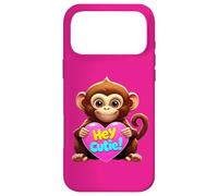Carcasa para iPhone 17 Pro MAX Hola Cutie. Animal Gracioso, Saludo