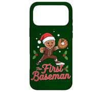 Carcasa para iPhone 17 Pro MAX Holiday Gingerbread The First Baseman Christmas Baseball