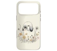Carcasa para iPhone 17 Pro MAX Holland Lop Rabbit Diente de león Floral Acuarela Conejito Amantes