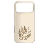 Carcasa para iPhone 17 Pro MAX Holy Spirit Dove and Cross Christian Inspirational Faith