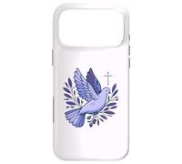 Carcasa para iPhone 17 Pro MAX Holy Spirit Dove and Cross Christian Inspirational Faith