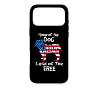 Carcasa para iPhone 17 Pro MAX Home of The Dog Land of The Free Bulldog Dog 4th July