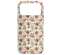 Carcasa para iPhone 17 Pro MAX Honey Bee Pattern For Women and Girls Bee Keeper Cute Heart