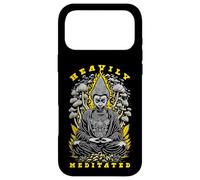 Carcasa para iPhone 17 Pro MAX Hongos mágicos psicodélicos de Buda de Yoga fuertemente meditados