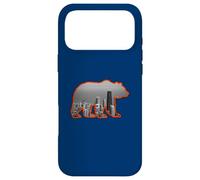 Carcasa para iPhone 17 Pro MAX Horizonte de la Ciudad de Chicago Dentro de una Silueta parda