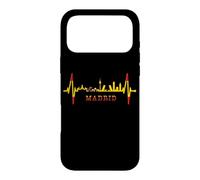 Carcasa para iPhone 17 Pro MAX Horizonte de Madrid Skyline Latido Pulso Bandera Amo Madrid