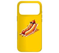 Carcasa para iPhone 17 Pro MAX Hot Dog Beach Wiener Funny Holiday Lover Juego de Palabras Ingenioso Humor Arte