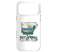 Carcasa para iPhone 17 Pro MAX Hot Springs National Park Arkansas Nature Illustration