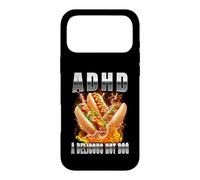 Carcasa para iPhone 17 Pro MAX Hotdog TDAH Un Delicioso Perrito Caliente Glizzy Meme Bootleg Hot Dog