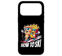 Carcasa para iPhone 17 Pro MAX How To Ski Funny Pizza French Fries