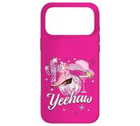 Carcasa para iPhone 17 Pro MAX Howdy Cowboy Hat - Botas Rosas para Mujer, Estilo Bola de Discoteca, Yeehaw