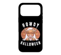 Carcasa para iPhone 17 Pro MAX Howdy Halloween Funny Highland Cow Spooky Season Hombres Mujeres