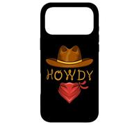 Carcasa para iPhone 17 Pro MAX Howdy Rodeo Western Country Southern Cowboy Cowgirl Hombres Niños