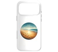 Carcasa para iPhone 17 Pro MAX Huellas del océano al Amanecer, Camino costero hacia la Serenidad Profunda y Tranquila