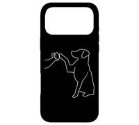 Carcasa para iPhone 17 Pro MAX Human and Dog Paw Fist Bump Dog Lover Dog and Man Friendship