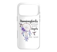 Carcasa para iPhone 17 Pro MAX Hummingbirds Appear When Angels Are Near Hummingbird Purple