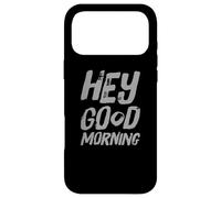 Carcasa para iPhone 17 Pro MAX Humor Divertido TXT Mañana Gente Citas Divertidas Hola Buenos días