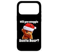 Carcasa para iPhone 17 Pro MAX Humor navideño Will You Snuggle Christmas Bear