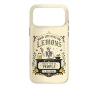 Carcasa para iPhone 17 Pro MAX Humor Oscuro gótico limón Cita Esqueleto Mercado Estado de ánimo
