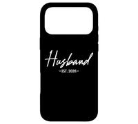 Carcasa para iPhone 17 Pro MAX Husband EST 2026 Just Married Man'S Wedding Couples Matching