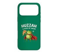 Carcasa para iPhone 17 Pro MAX Huzzah: Una porción de Valor Frog Knight Pizza Gamer Snacks