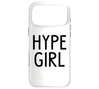 Carcasa para iPhone 17 Pro MAX Hype Girl Sign,Hype Girls Cheerleading Sports Mom Cheer Fan