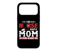 Carcasa para iPhone 17 Pro MAX I Am A Nurse and A Mom Nothing Scares Me Nursing Nurses