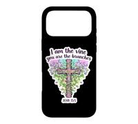 Carcasa para iPhone 17 Pro MAX I Am The Vine You Are The Branches Biblia Cristiana para Mujer