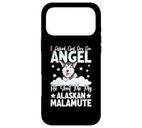 Carcasa para iPhone 17 Pro MAX I Asked God For An Angel He Sent Me My Alaskan Malamute