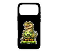 Carcasa para iPhone 17 Pro MAX I Ate The Carbívoros Divertido Juego de Palabras Vegano Dino
