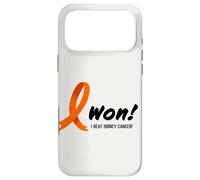 Carcasa para iPhone 17 Pro MAX I Beat Kidney Cancer. I Won! Orange Ribbon For Survivors