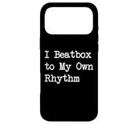 Carcasa para iPhone 17 Pro MAX I Beatbox to My Own Rhythm Citas Divertidas de música