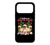 Carcasa para iPhone 17 Pro MAX I Believe In Santa Paws - Amante de los Perros - Lindo Carlino navideño