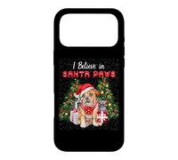 Carcasa para iPhone 17 Pro MAX I Believe In Santa Paws - Bulldog Lover - Lindo Bulldog de Navidad