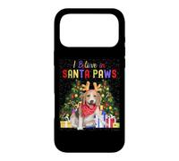Carcasa para iPhone 17 Pro MAX I Believe In Santa Paws - Lindo Cachorro de Beagle navideño