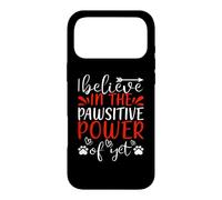 Carcasa para iPhone 17 Pro MAX I Believe In The Pawsitive Power Cat Kitten Cats Lovers