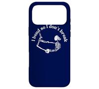 Carcasa para iPhone 17 Pro MAX I Bend so I Don't Break Yoga Meditación Esqueleto Espiritual