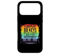 Carcasa para iPhone 17 Pro MAX I Can Play 88 Keys Piano Jazz Music Keyboard Player Compositor