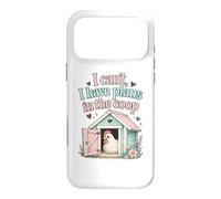 Carcasa para iPhone 17 Pro MAX I Cant I Have Plans To Coop Funny Chicken Farm Humor