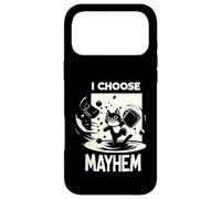 Carcasa para iPhone 17 Pro MAX I Choose Mayhem Vibras de Meme de energía caótica -